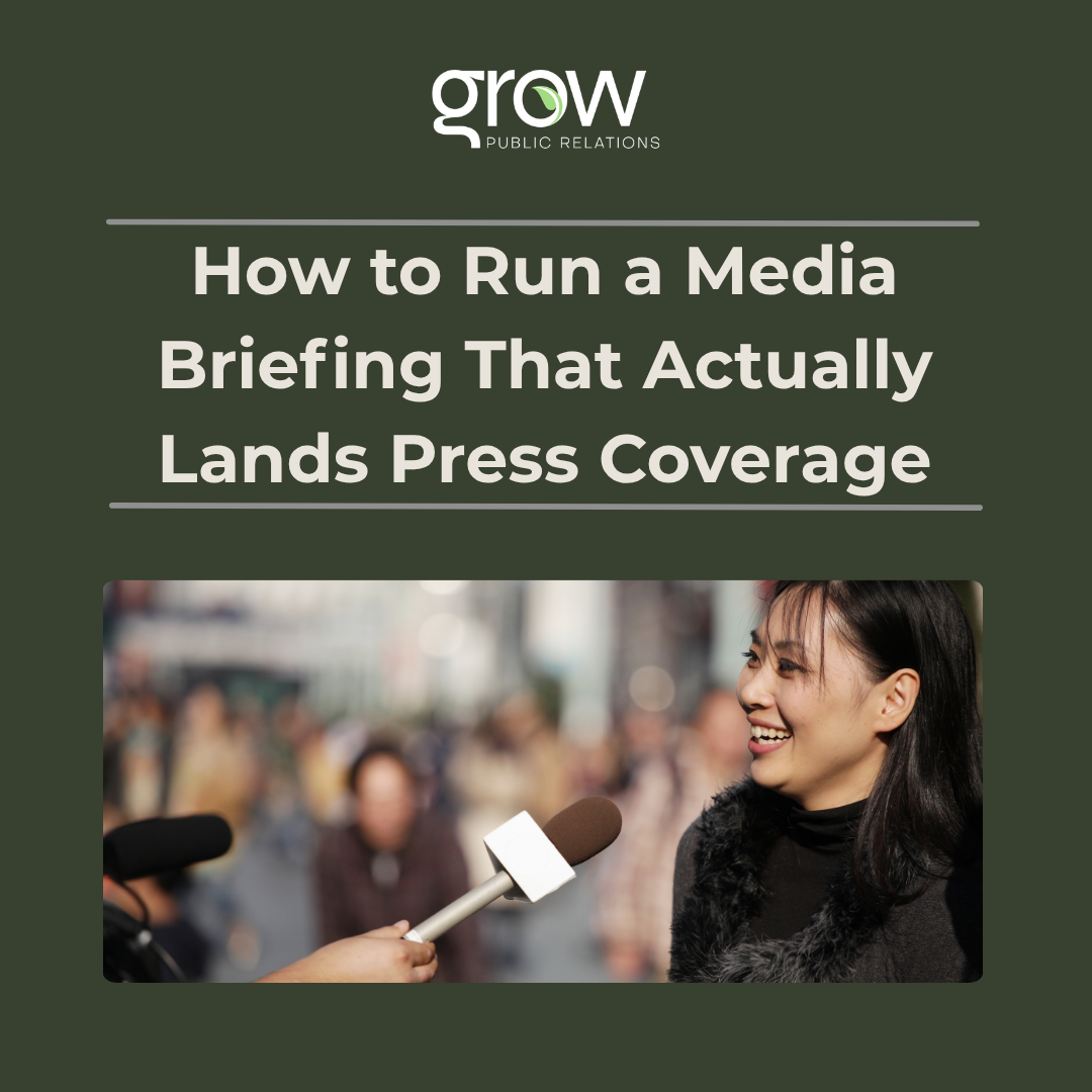 The Media Briefing Playbook: How to Get in Front of Journalists Who Actually Cover Your Industry