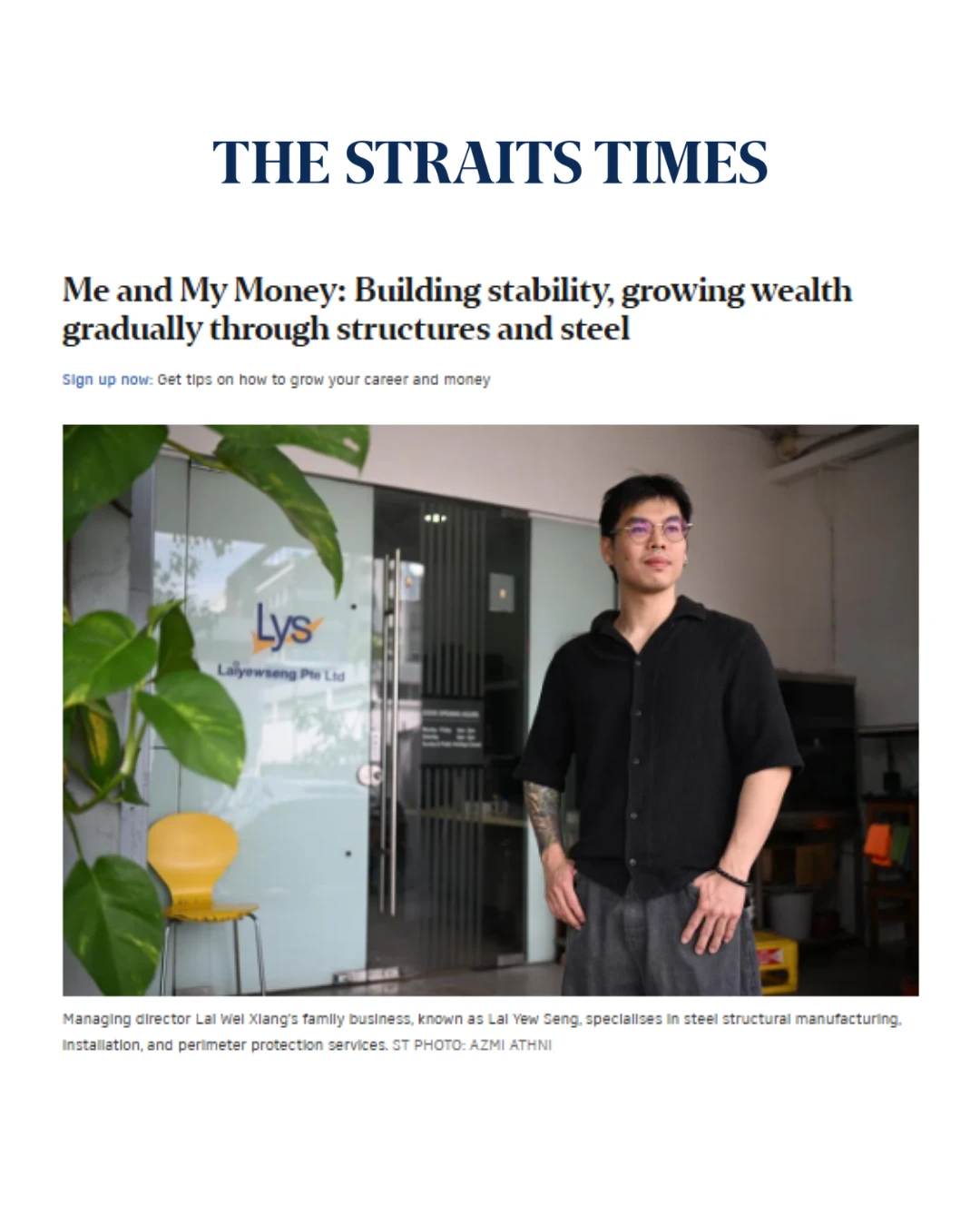 Lai Yew Seng mission coverage